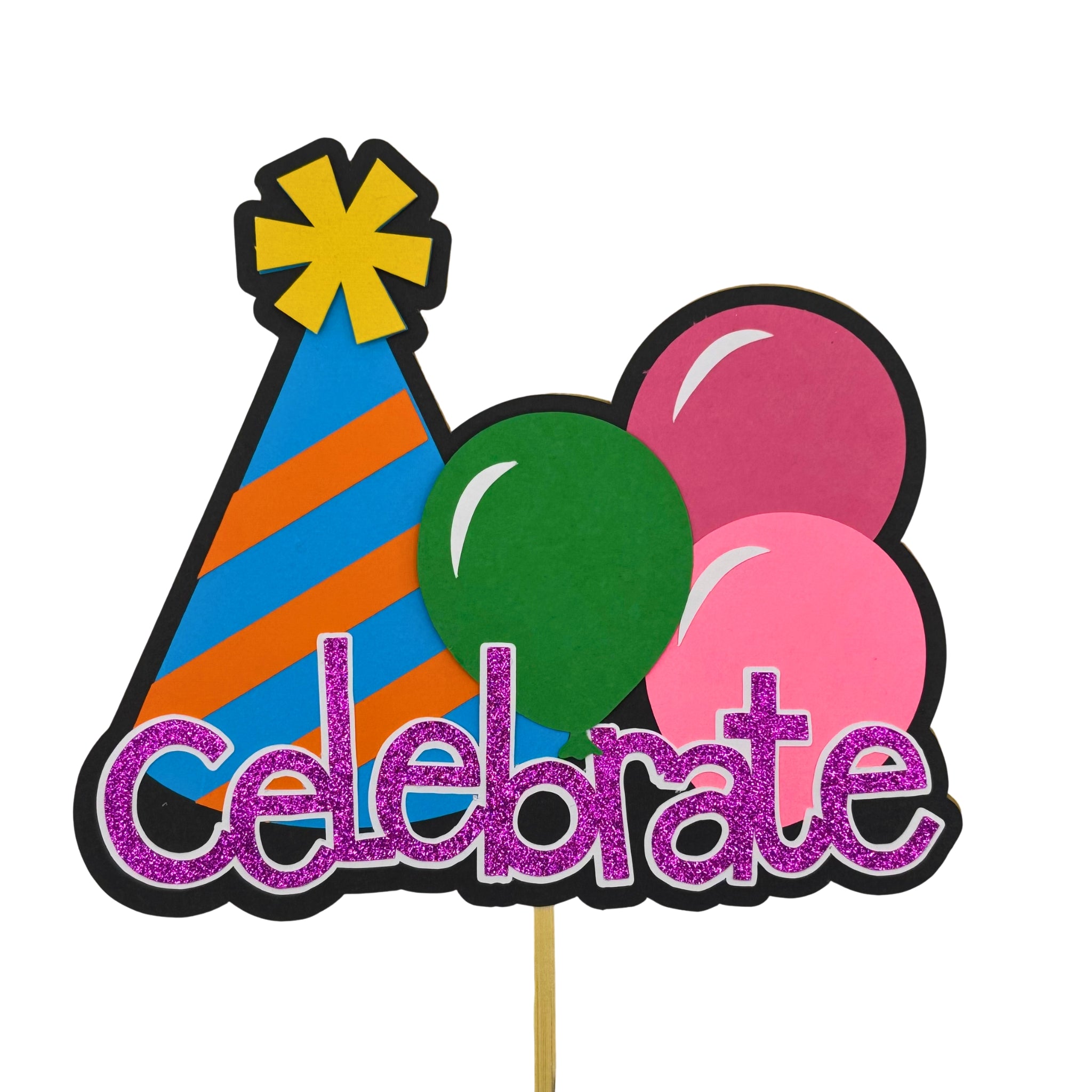 Celebrate Cake Topper