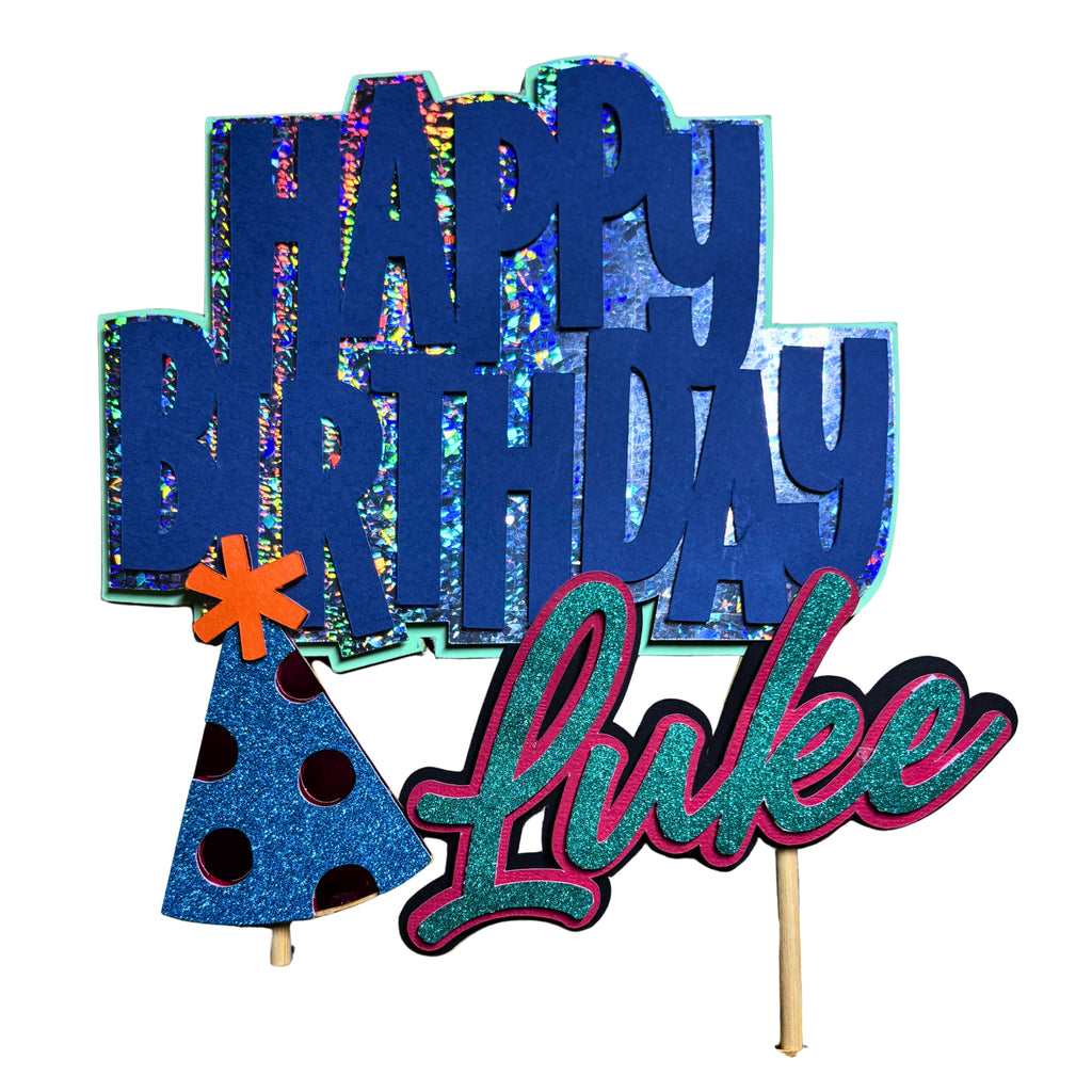 "Party Hat" Happy Birthday CUSTOM