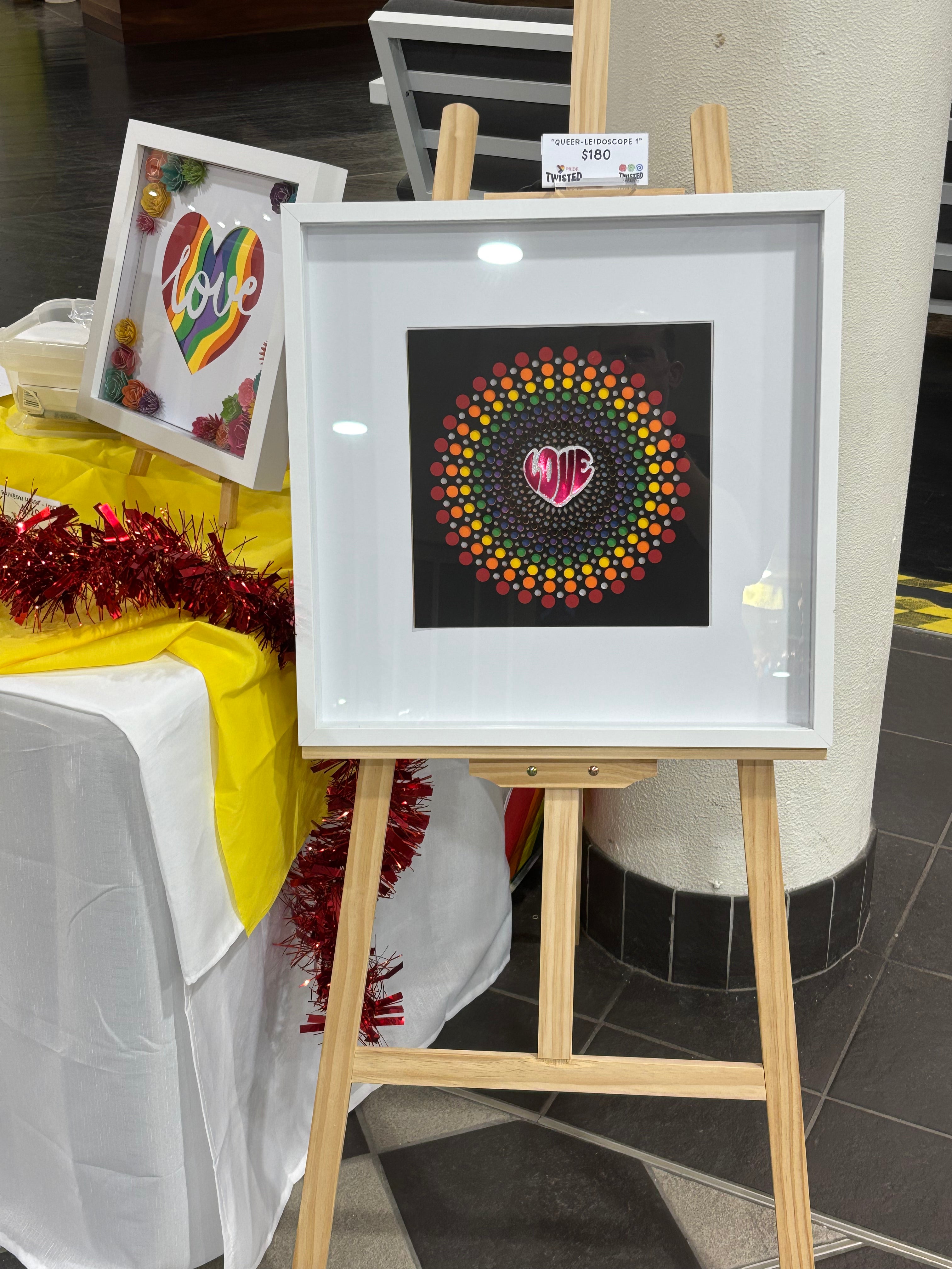 "Queer-Leidoscope 1" Shadow Box