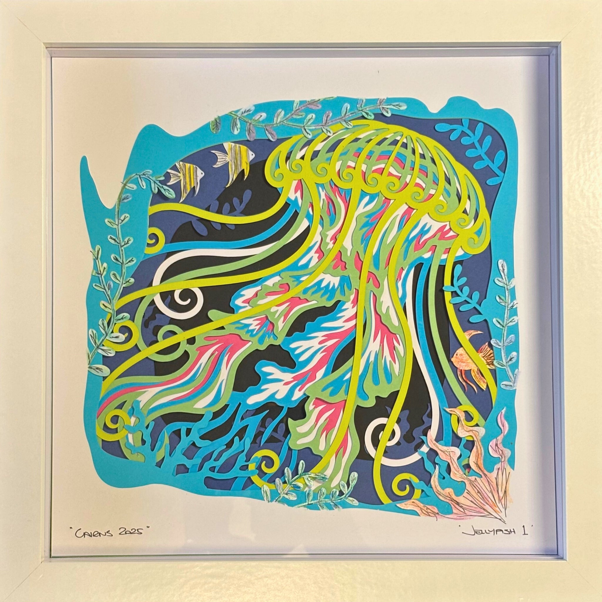 "Jelly Fish 1" Shadow Box
