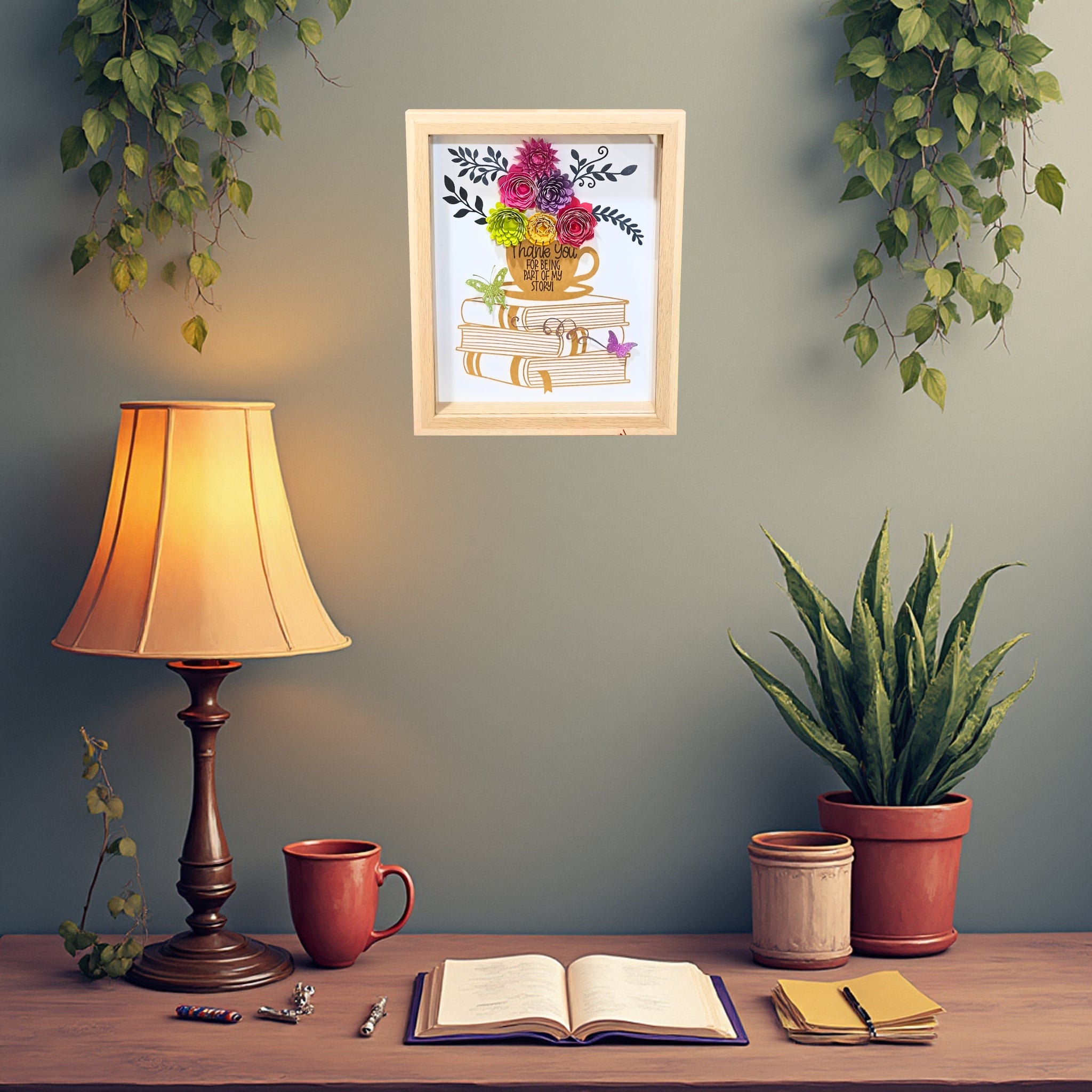 "Thank You Story" Shadow Box